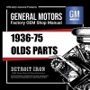 1936-1974 Oldsmobile Parts Manuals (Only) Kit