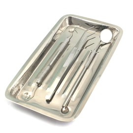 OdontoMed2011 4PC Tray Stainless Dental Tool Set KIT Dentist Teeth Clean Pick Mirror ODM