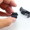 Boerunid 2Pcs Windshield Washer Nozzle Black Fit for Korando C