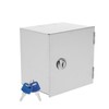 SEWACC Heavy-duty Stainless Steel Electric Outlet Security Box Lockable Weatherproof