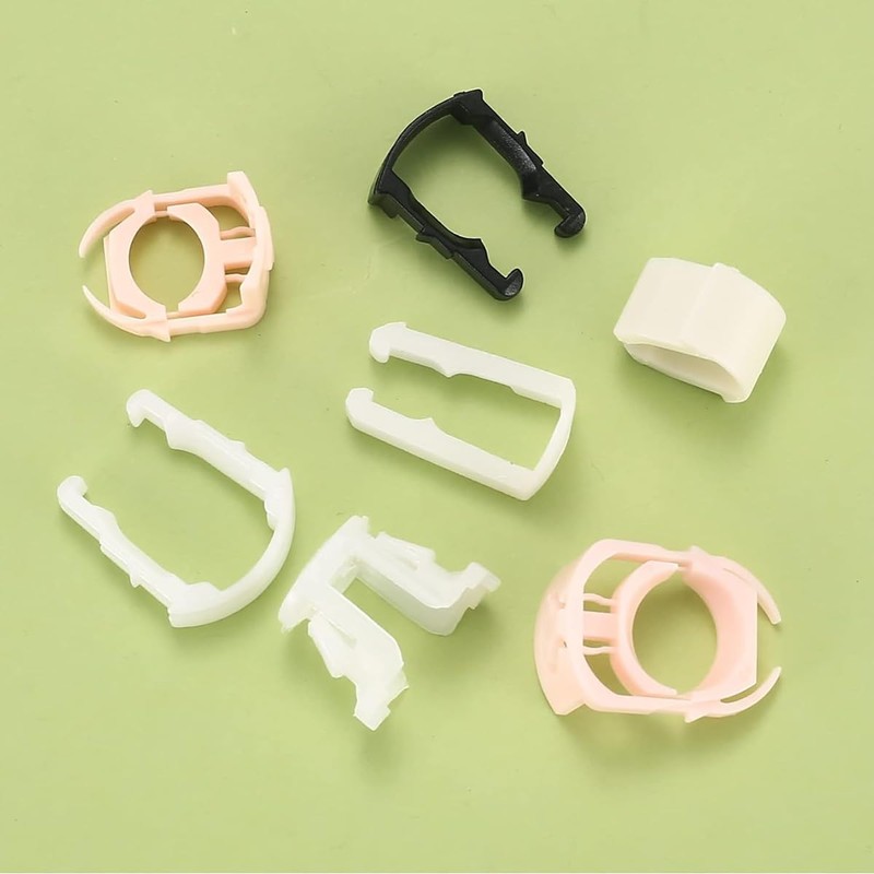 Durlo 70 Pcs Automotive Fuel Line Retaining Clips Kit, Nylon