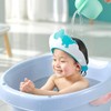 FUNUPUP 2 Stück Duschhaube Kinder Baby Verstellbare Krone-Form Haare Waschen