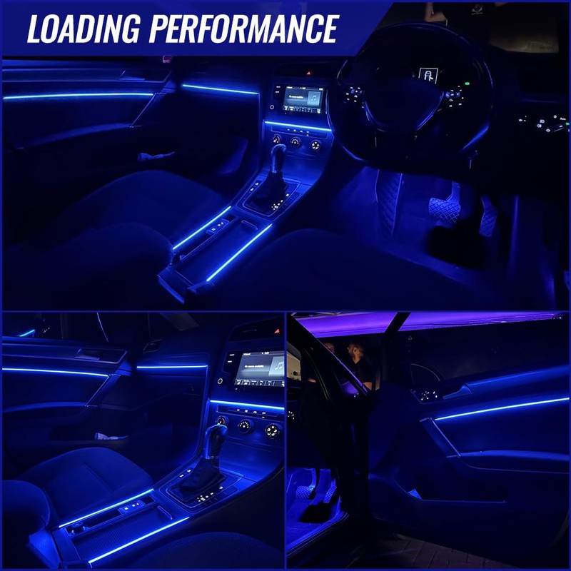 Ambient Lighting Car led Lights Interior, 43.3'' USB Powered Acrylic
