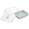 Skater SZR2 Storage Container with Colander, Rice, Side Dishes, Preservation,