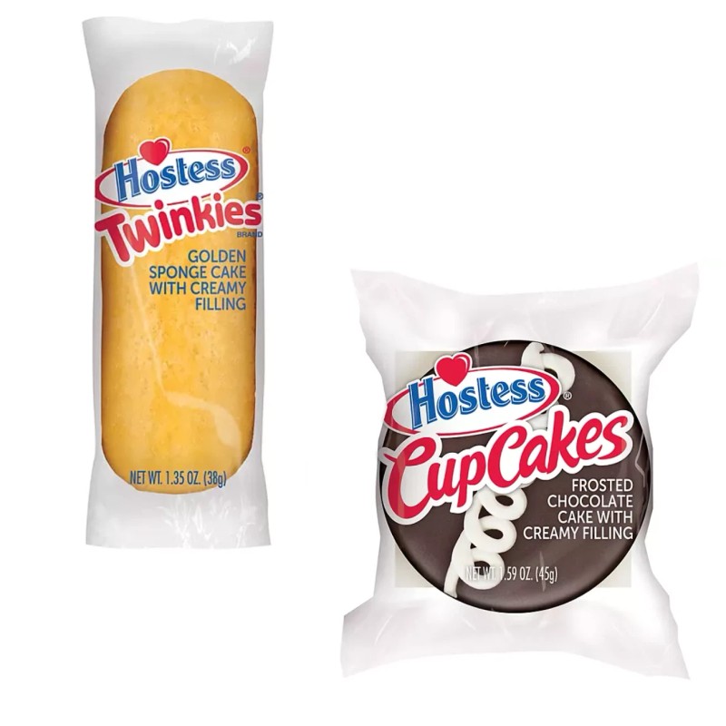 Hostess Twinkies & Cupcakes Variety Pack Snack Cakes, 32-64 pk.
