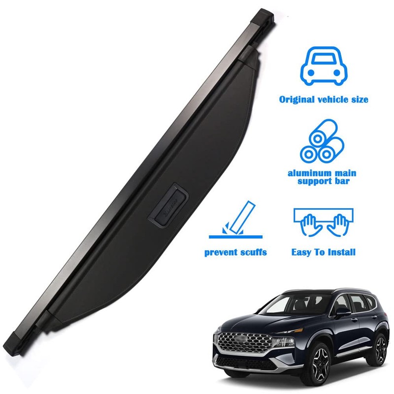 Marretoo for Hyundai Santa Fe Cargo Cover 2019 2020 2021
