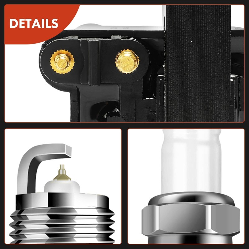 A-Premium 3x Ignition Coil Pack and 6x Iridium Spark Plugs