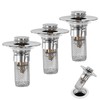 M METERXITY 3-Pack Bathroom Sink Stopper Hair Catcher, Bathroom Sink