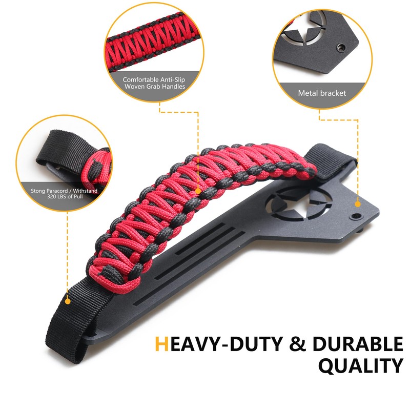 RERPRO Rear Window Grip Handle Grab Handles Compatible with 2018-2024