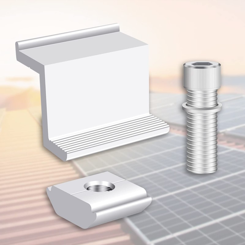 Zocipro Pack of 10 Solar Panel Brackets 30 mm, Solar