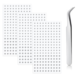 Hebterrka 495 Piece Fake Piercing Set, Fake Face Piercing, Fake Nose Ring, Fake Septum Ring, Fake Lip Ring, Fake Nose Stud, Glue-On Face Glitter