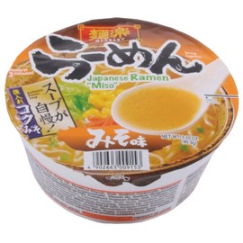 Menraku Miso Ramen,3.2 Ounce (Pack of 12)