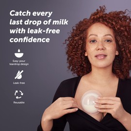 Elvie Catch Secure - Juego de dos tazas de silicona para evitar derrames