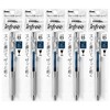 Pentel XBLN75TL-CA EnerGel Ink Ballpoint Pen, 0.5, Blue/Black, 5 Pieces