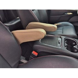 Auto Armrest Covers-Neoprene Fabric-Compatible with The Chrysler Town & Country 2005-2014 Fold Down Armrest on Bucket Seats-1 Pair (LSLM). This Cover is not Sold or Created by Chrysler Motor Co.