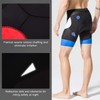 Eco-daily Men's Cycling Shorts Padded Bicycle Riding Half Pants Bike
