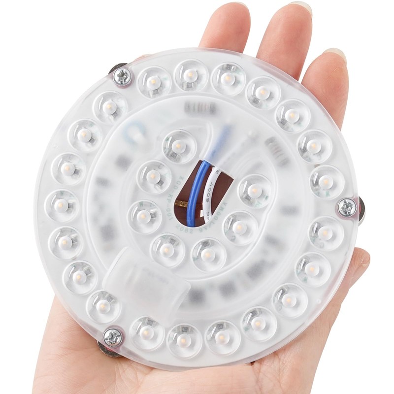 HAOLEDI 3.94'' 18W LED Ceiling Fan Light Retrofit Kit, Ceiling