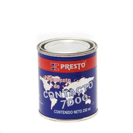 Pegamento Contacto 7000 Presto Amarillo Uso General (250 ML)