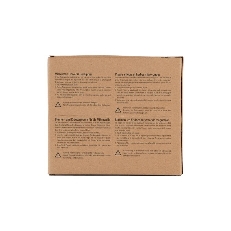 Fallen Fruits Flower and Herb Press | Microwaveable Terracotta Heavy