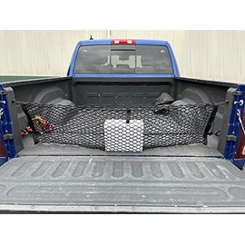 Truck Bed Envelope Style Trunk Cargo Net For Jeep Gladiator Sport with Spray on Bed Liner 2020-2022 - Premium Truck Bed organizer - Vehicle Carrier Organizer for Jeep Gladiator Sport