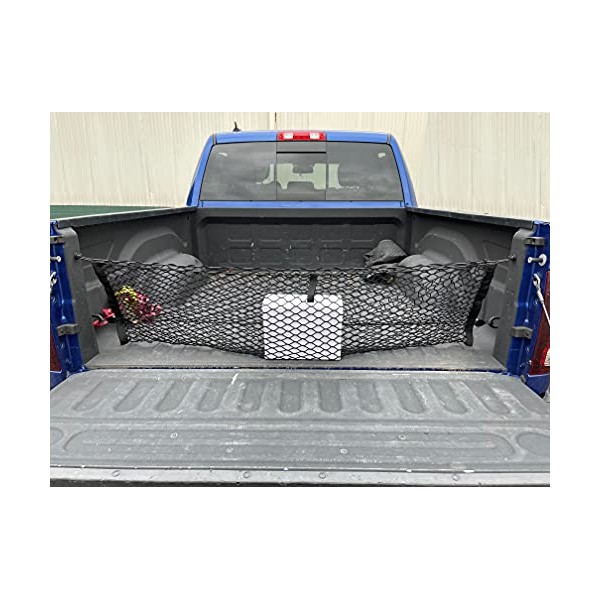 Truck Bed Envelope Style Trunk Cargo Net For Jeep Gladiator