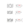 50-Piece T-Nuts Sliding Nuts T-Nut Hammer Head Nut for Aluminium