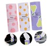FELTECHELECTR 3pcs Cute Printed Car Tissue Box Cylinder Tissue Holder