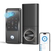 Alexa/Google Assisant/Tuya app G6 Fingerprint Smart Lock, 6 in 1