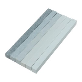 MY MIRONEY 6 PCS Polishing Stones for Knives, Metal Whetstone Sharpener Stone Set, 1000#,2000#,3000# (5.9x0.47x0.0.47") - Square(Type-D)