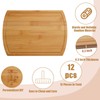 Patelai 12 Pack Large Cutting Boards Bulk Wooden Cutting Board