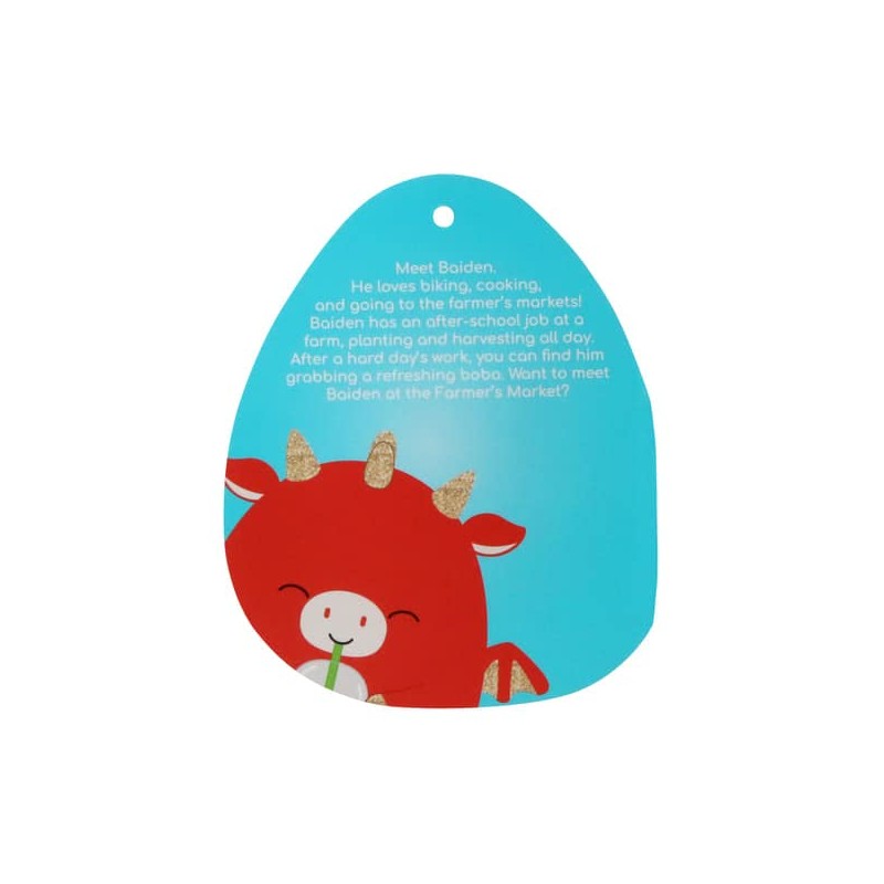 Squishmallows Baiden The Dragon with Boba Tea 19cm