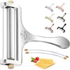 Zulay Kitchen Stainless Steel Wire Cheese Slicer - Adjustable Hand