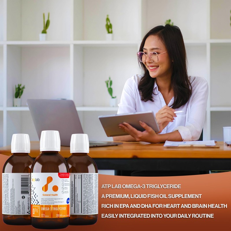 ATP LAB - Omega 3 Fish Oil Triglyceride Form 200ml