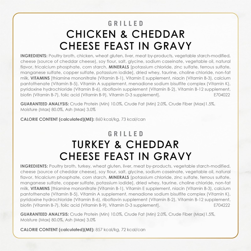 Purina Fancy Feast Delights with Cheddar Grilled Chicken, Turkey or