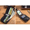 BULLCAPTAIN Genuine Leather Men Wallet with ID Window RFID Blocking