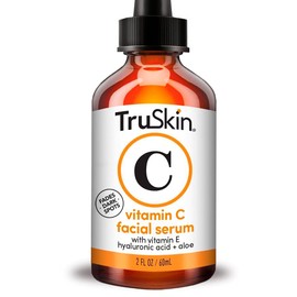 TruSkin Vitamin C Serum – Anti-Aging Facial Serum with Vitamin C, Hyaluronic Acid, Vitamin E – Brightening Serum for Dark Spots, Even Skin Tone, Fine Lines & Wrinkles, 2 Fl Oz