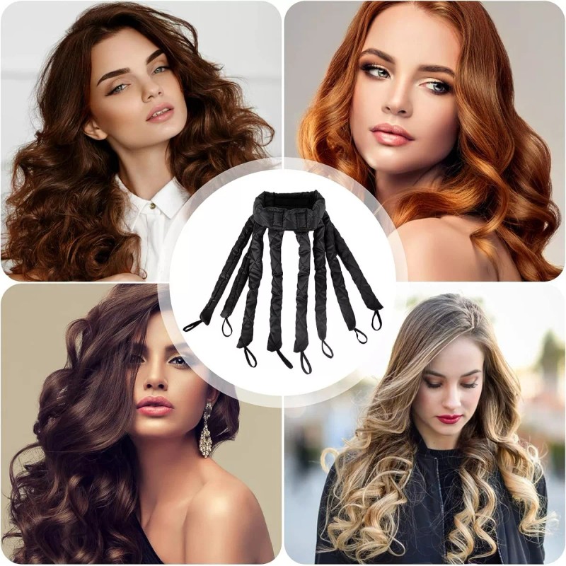 +Mu Curly Ondas Para Cabello Rizos Sin Calor Pulpo Rizador