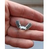 Wing Nuts Zinc Plated Butterfly Nut Silver Hand Twist M8