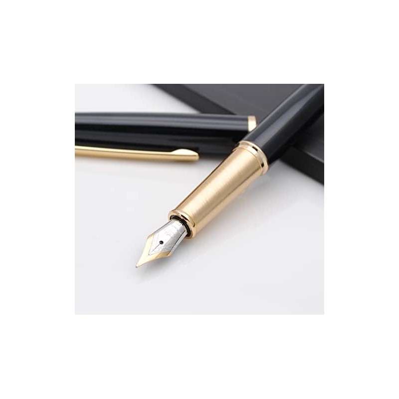 JINHAO 95 Series - Pluma estilográfica de metal (negro con