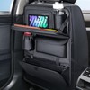 Coverado Backseat Car Organizer, Nappa Leather Car Seat Organizer with