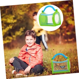 Abaodam 1Pc Outdoor Exploration Cage Portable Nature Viewing Box for Insects Plastic Breeding Cage for Biology Class Green