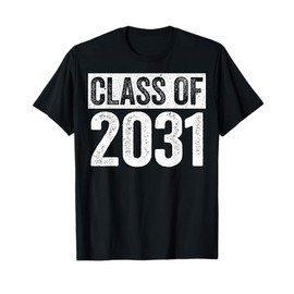 Class Of 2031 Shirt Senior 2031 Graduation T-Shirt