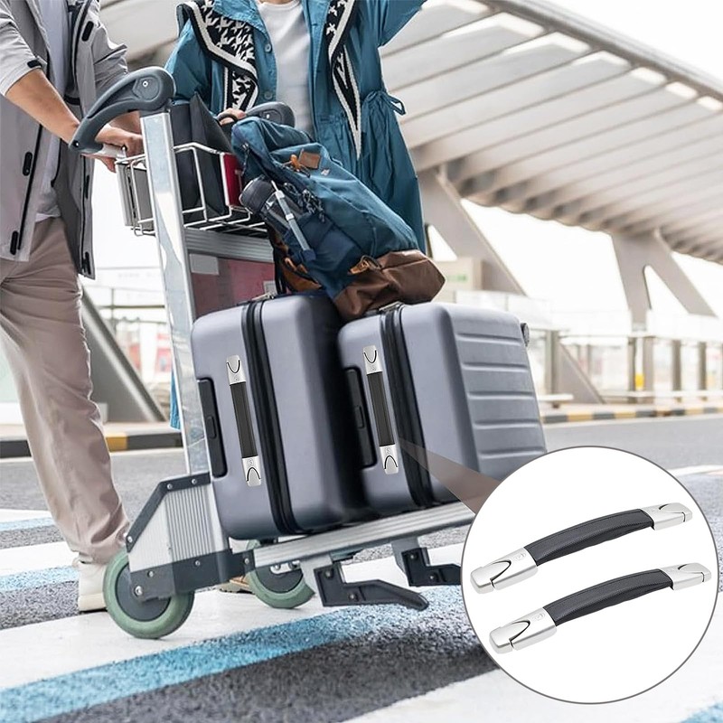 Begpoee Pack of 2 Replacement Suitcase Handles, Luggage Handle Replacement,