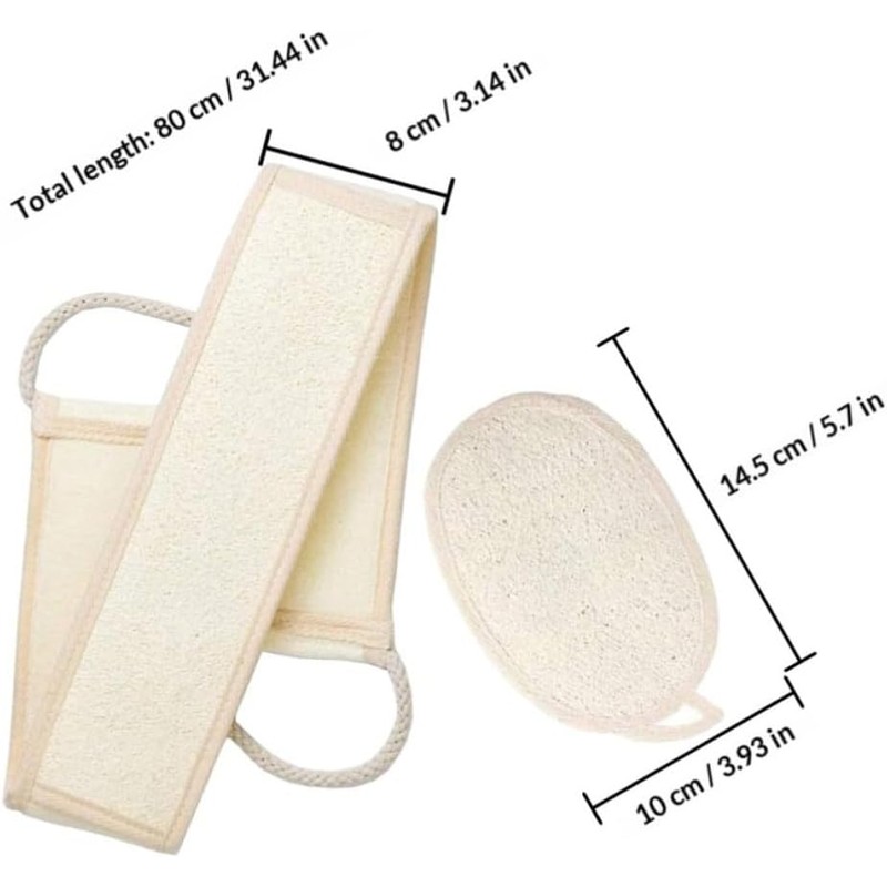 Lufa Natural Exfoliante Corporal GALPADA - Set de 2 Piezas