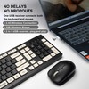 Wireless Keyboard and Mouse Combo, Reccazr 2.4G Full-Sized Keyboard and