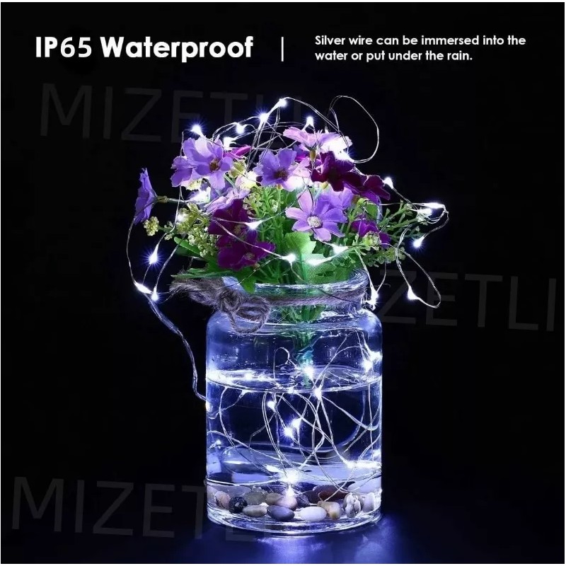 MIZETLI 12pzs Luces Led Decoracion Navidad Para Exterior Interior 2m