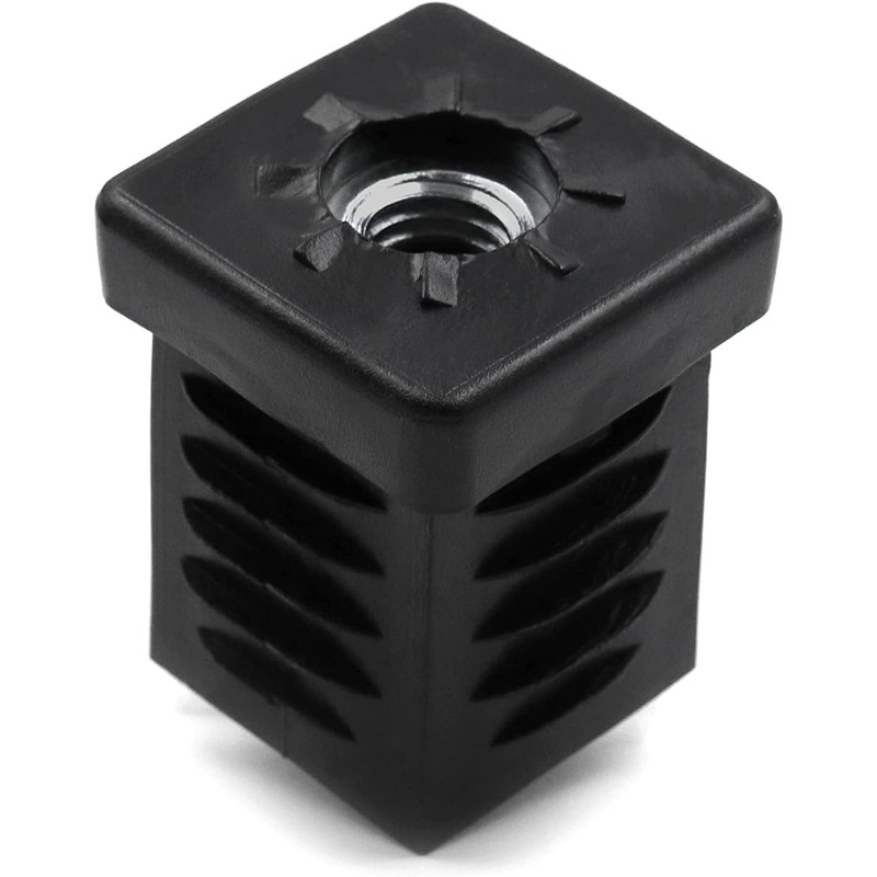 Design61 4 x Threaded Plugs Square Tube Plugs 25 x