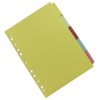 Q-Connect 5-Part Subject Divider Multi-Punched A4 KF26081