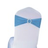 SINSSOWL Pack of 50 Spandex Baby Blue Chair Sashes for