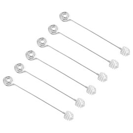 Stainless Steel Honey Dipper Stick Set of 6, Honey Dippers for Honey Pots, 20.4cm/7.7 inches Honey Stirrers